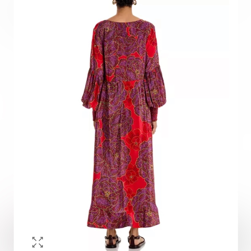 Anthropologie Farm Rio sequin flower maxi dress - Picture 3 of 10